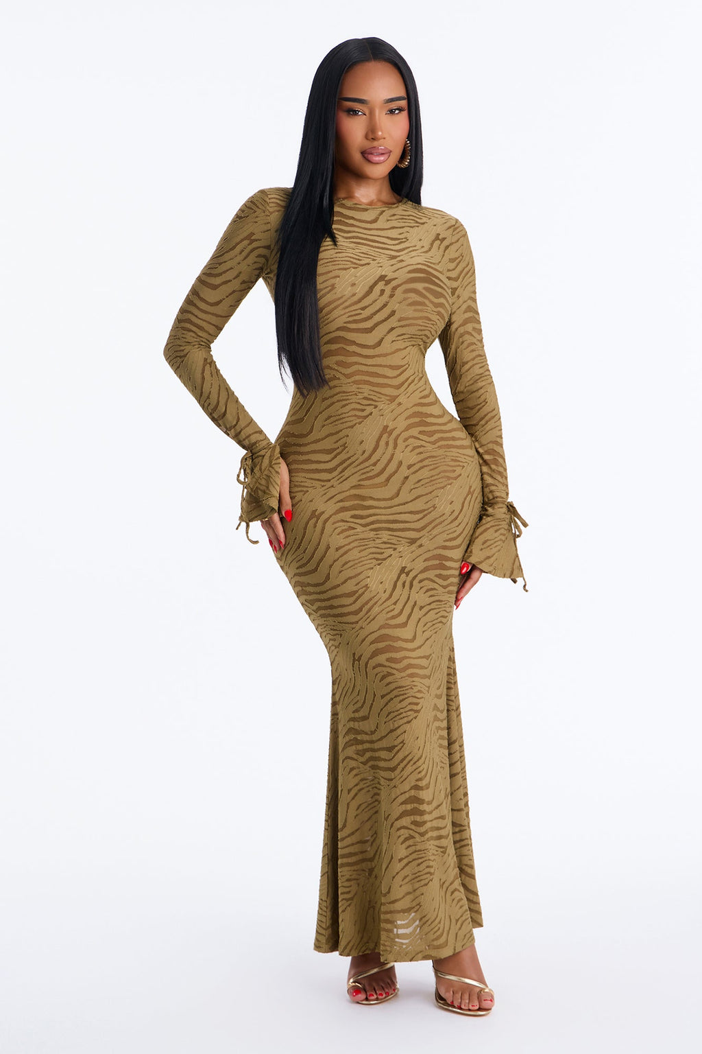 Let's Get Lost Long Sleeve Maxi Dress