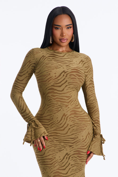 Let's Get Lost Long Sleeve Maxi Dress