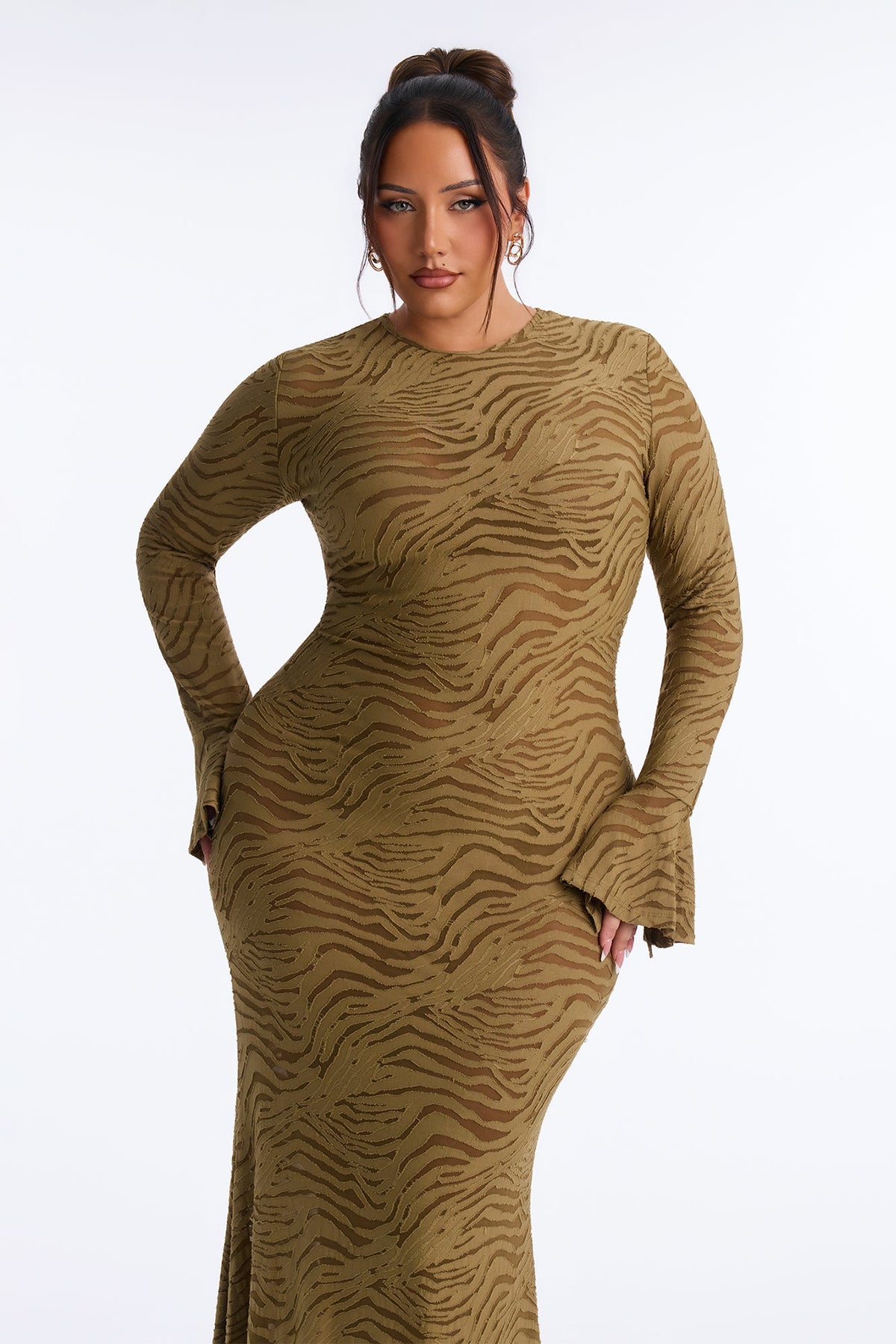 Let's Get Lost Long Sleeve Maxi Dress