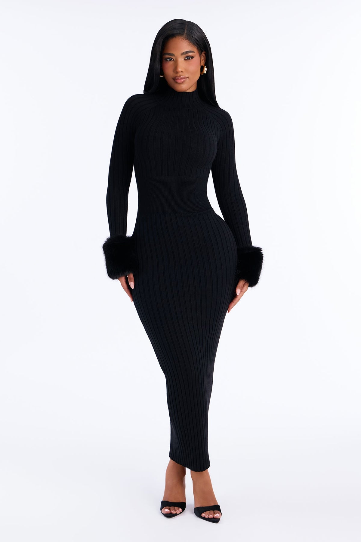 Estelle Long Sleeve Sweater Maxi Dress