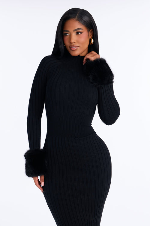 Estelle Long Sleeve Sweater Maxi Dress
