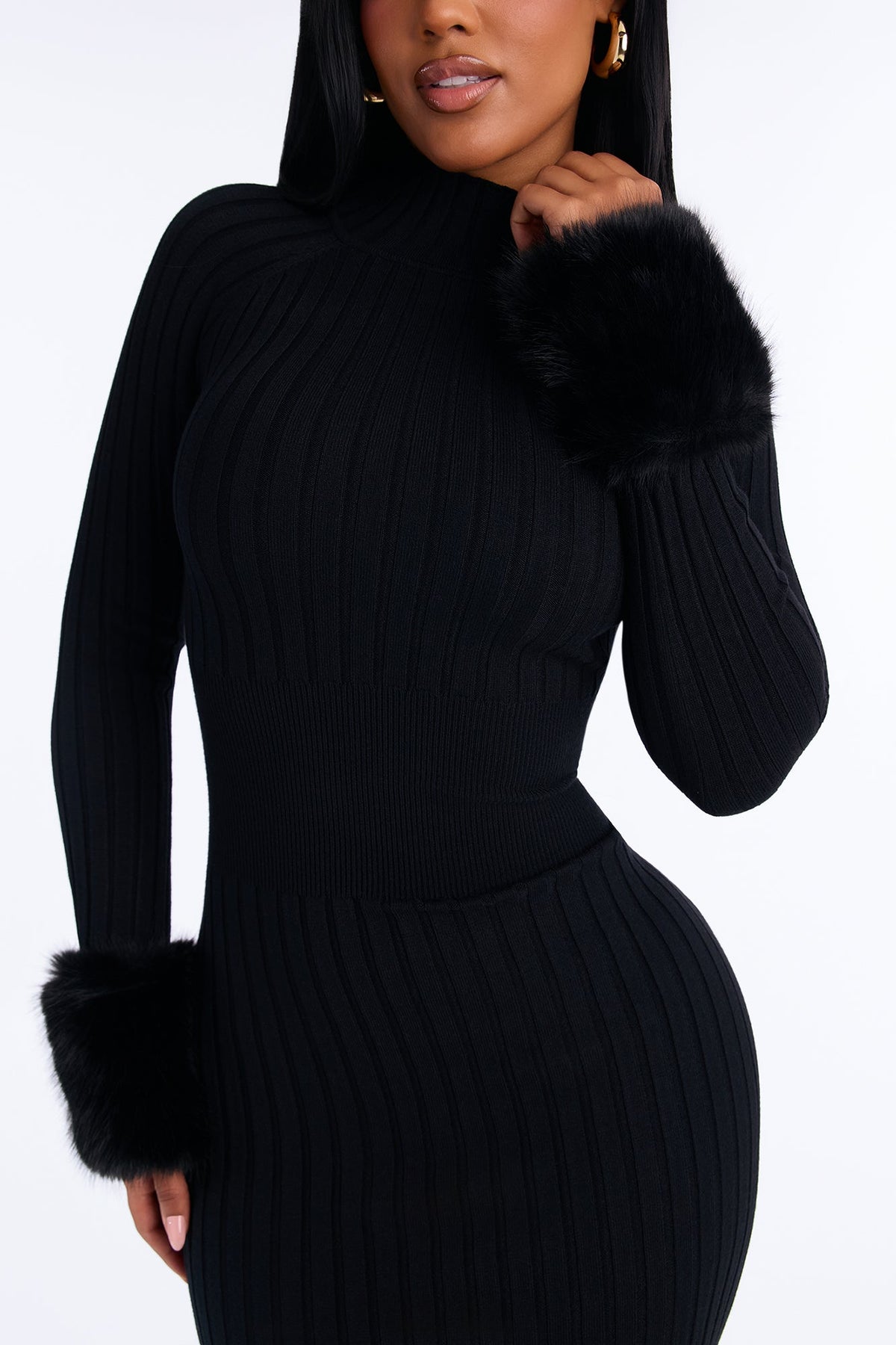 Estelle Long Sleeve Sweater Maxi Dress